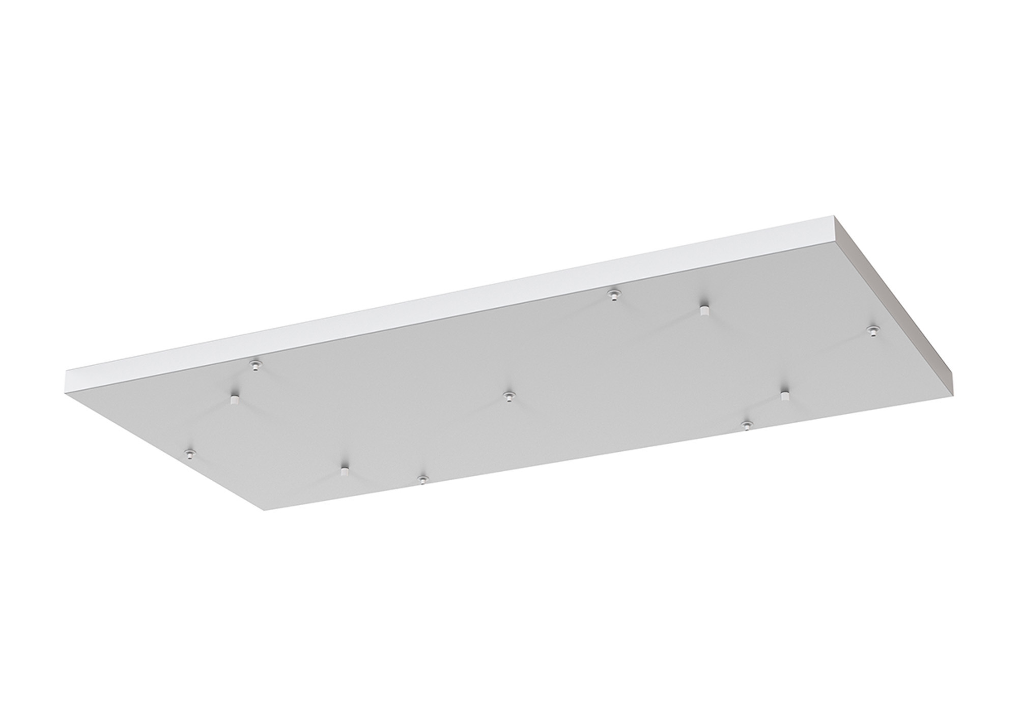 M8263  Elsa 7 Hole 940 x 460mm Rectangular Canopy Kit White